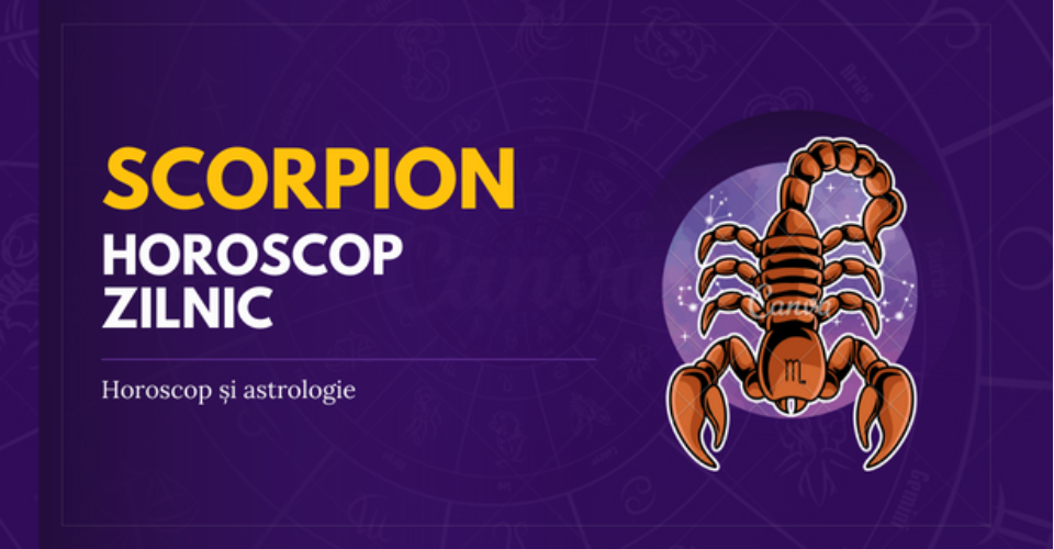 Horoscop Scorpion zilnic

																							
(Astăzi – 05 decembrie 2022)